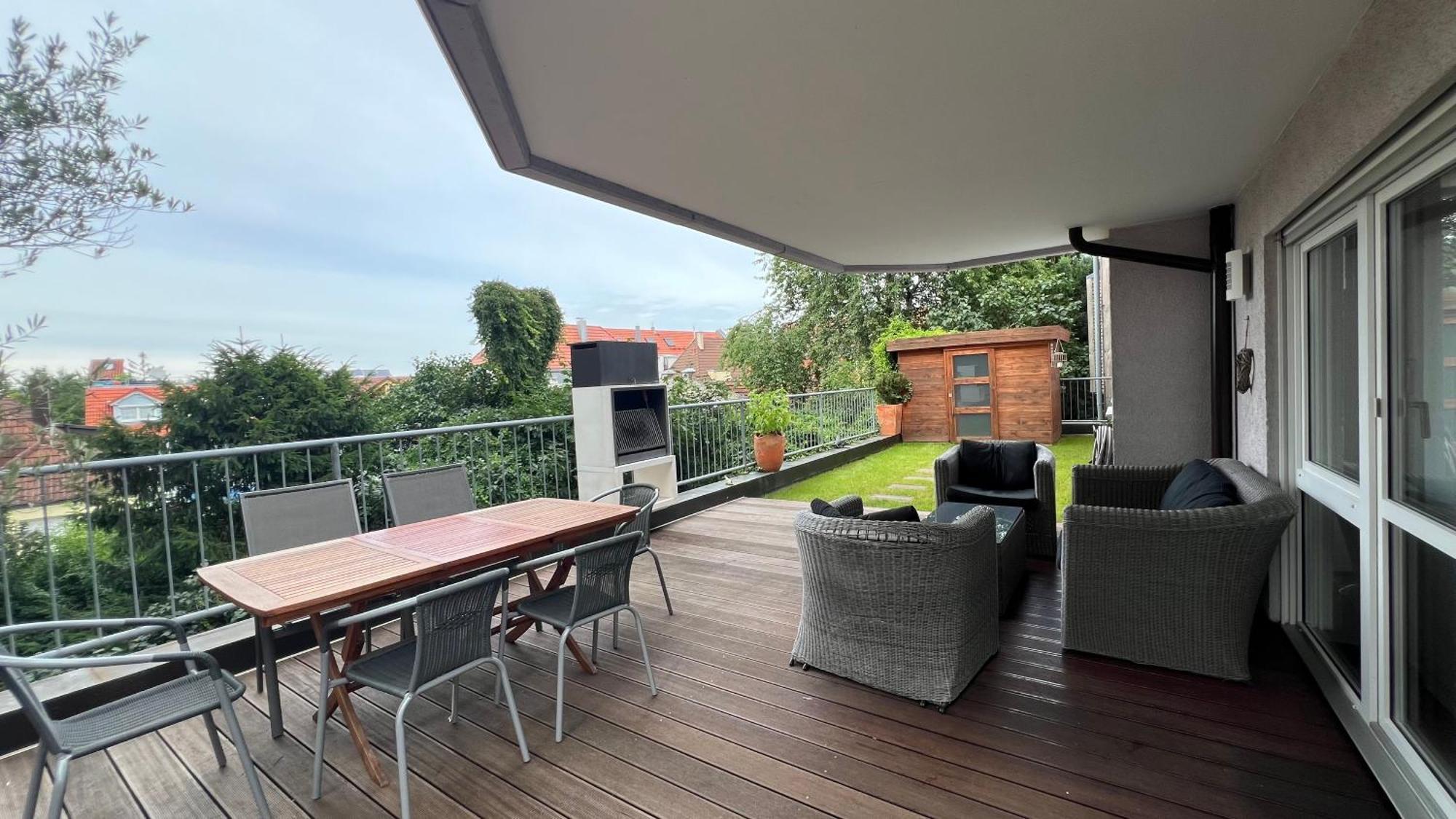 Ludwigshome Luxus - Zentral, Kostenloser Parkplatz, Terrasse Λούντβιχσμπουργκ Εξωτερικό φωτογραφία